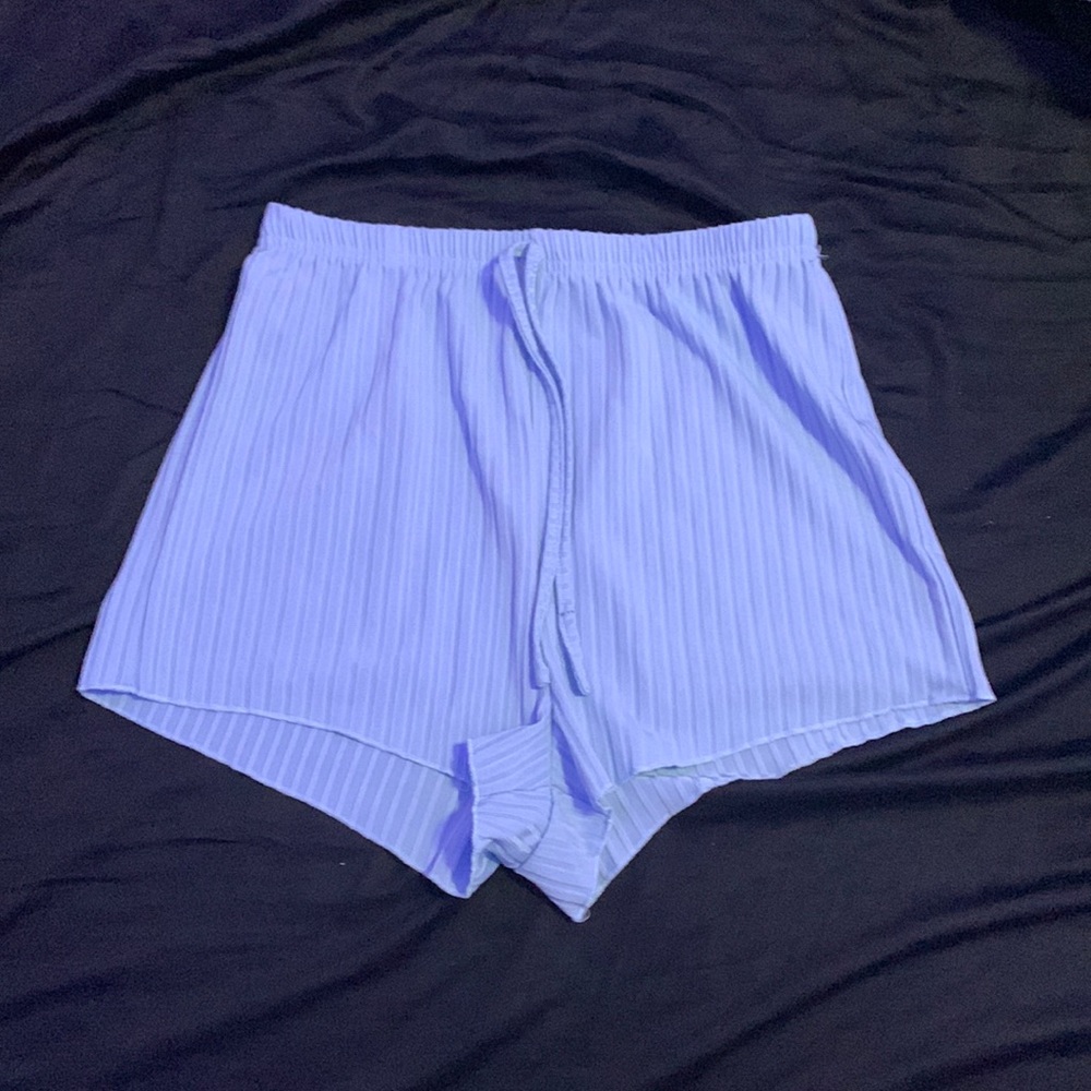 Shein pajama shorts, Light blue, good condition